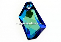 Swarovski, De-art pendant, bermuda blue, 24mm - x1