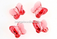 Swarovski, butterfly bead, rose peach, 6mm - x2