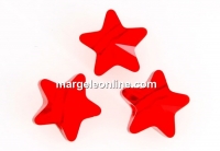 Swarovski, star bead, light siam, 12mm - x2