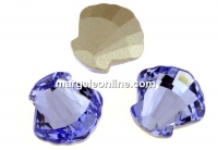 Swarovski, shell fancy, provence lavander, 14mm - x1