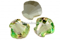 Swarovski, shell fancy, luminous green, 14mm - x1