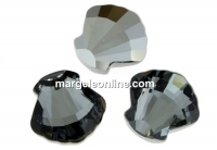 Swarovski, shell fancy, silver night, 14mm - x1