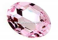 Swarovski, rivoli cabochon, rosaline, 30x22mm - x1