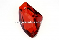 Swarovski, galactic vertical pendant, red magma, 19mm - x1