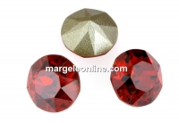 Swarovski, chaton SS, red magma, 8mm - x2