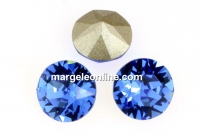 Swarovski, chaton SS 34, sapphire, 7mm - x2