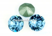 Swarovski, chaton SS39, aquamarine, 8mm - x2