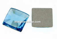 Swarovski, cabochon, aquamarine, 10x10mm - x1