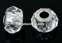 Swarovski, becharmed briolette 5948, crystal, 14mm - x1