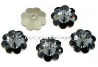 Swarovski, marguerite flower, silver night, 10mm - x4