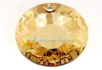 Swarovski, Sun pendant, golden shadow, 12mm - x2