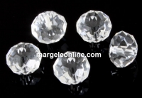 Swarovski, briolette bead, crystal clear, 6mm - x4