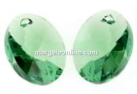 Swarovski, oval pendant, erinite, 12mm - x1