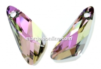 Swarovski, wing pendant, vitrail light, 23mm - x1