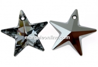 Swarovski, Star pendant, silver night, 28mm - x1