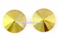 Swarovski, rivoli, metallic sunshine, 8mm - x2