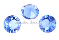 Swarovski, chaton SS39, sapphire unfoiled, 8mm - x2