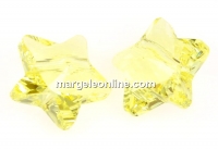 Swarovski, star bead, jonquil, 12mm - x2