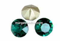 Swarovski, chaton  PP32, emerald F, 4mm - x10