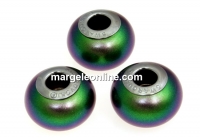 Swarovski, becharmed scarabaeus, green, 14mm - x1