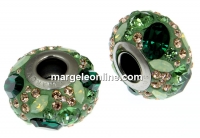 Swarovski, becharmed pave, green - x1