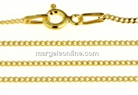 Chain, gold-plated 925 silver, 50cm - x1