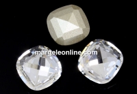 Swarovski, rivoli cabochon, crystal, 12x12mm - x1