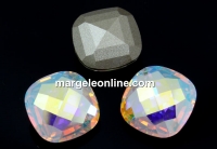 Swarovski, rivoli cabochon, aurora borealis, 12x12mm - x1