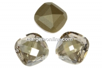 Swarovski, rivoli cabochon, silver shade, 12x12mm - x1