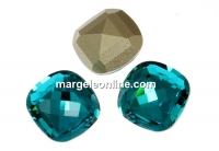 Swarovski, rivoli cabochon, blue zircon, 12x12mm - x1