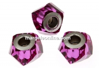 Swarovski, becharmed helix, fuchsia, 14mm - x1