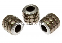 Swarovski, becharmed pave mettalics bronze polished, 9.5mm - x1