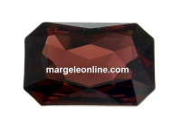 Swarovski, rivoli cabochon, burgundy, 27x18.5mm - x1