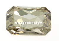 Swarovski, rivoli cabochon, silver shade, 27x18.5mm - x1