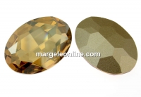 Swarovski, rivoli cabochon, golden shadow, 30mm - x1