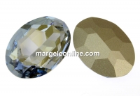 Swarovski, rivoli cabochon, blue shade, 30mm - x1