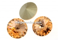 Swarovski, rivoli, light peach, 14mm - x1