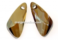 Swarovski, wing pendant, bronze shade, 39mm - x1