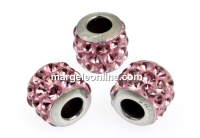 Swarovski, becharmed pavé, antique pink, 9.5mm - x1