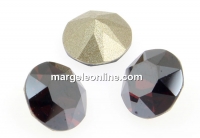 Swarovski, chaton SS39, burgundy satin, 8mm - x2