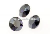 Swarovski, chaton SS29, purple velvet satin, 6mm - x4