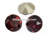 Swarovski, chaton SS34, burgundy, 7mm - x2