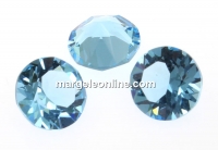 Swarovski, chaton SS34, aquamarine unfoiled, 7mm - x2