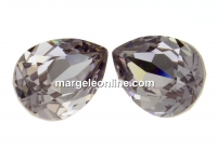 Swarovski drop fancy, smoky mauve, 8x6mm - x2