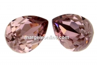 Swarovski drop fancy, antique pink, 14x10mm - x1