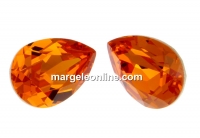 Swarovski drop fancy, tangerines, 14x10mm - x1