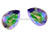 Swarovski drop fancy, paradise shine, 14x10mm - x1