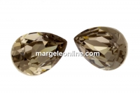 Swarovski drop fancy, greige, 14x10mm - x1