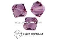 Swarovski, bicone bead, light amethyst 2.5mm - x20