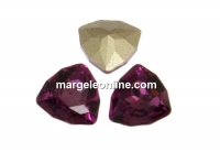 Swarovski, fancy rivoli Trilliant, amethyst, 7mm - x1